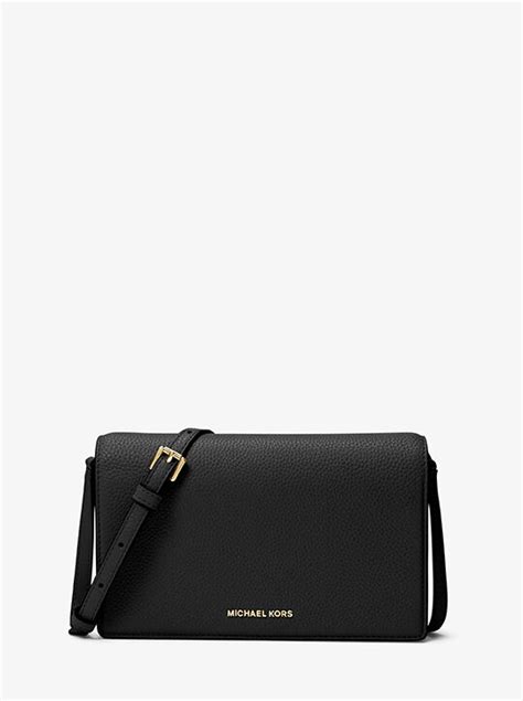 michael kors jet set crossbody silver hardware